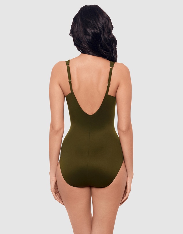 Miraclesuit Swimwear  - Razzle Dazzle Siren Crossover Shaping Swimsuit
