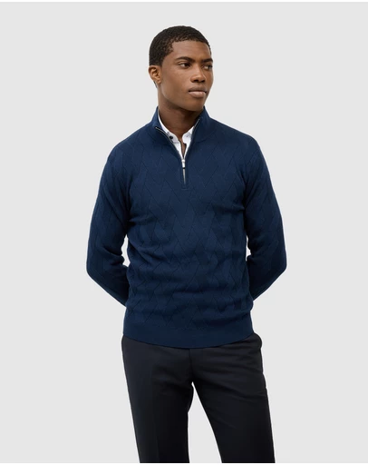 Politix - Hurley Quarter-zip Knit