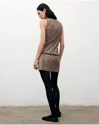 M.N.G - Check Belt Dress