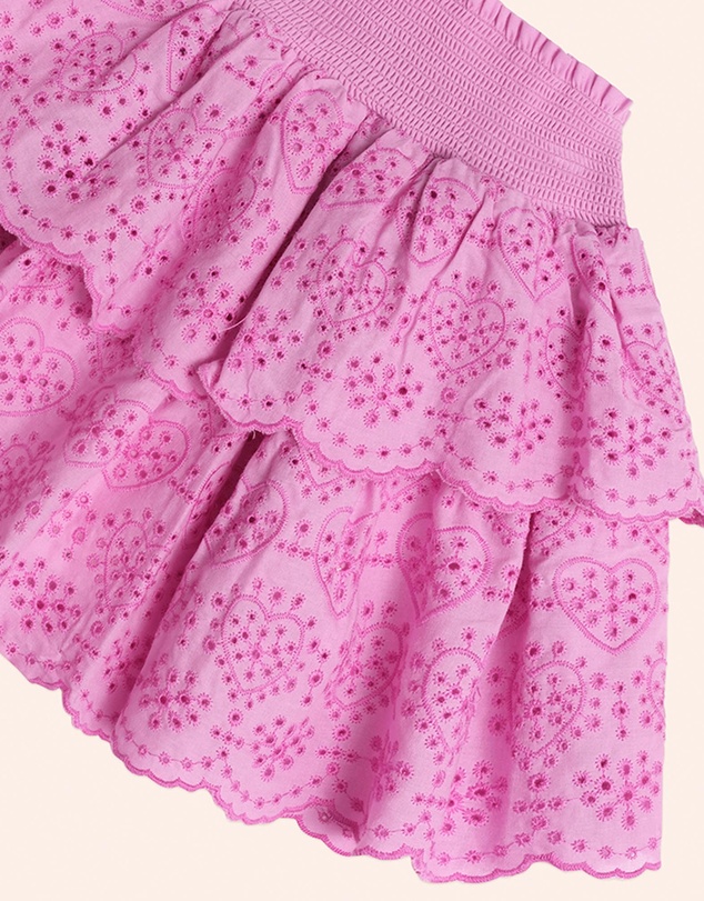 Huxbaby - Tiered Broderie Skirt - Babies-Teens