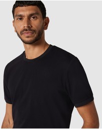 Politix - Slim Fit Jacquard Texture Tee