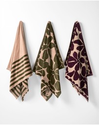 Aura Home - Palma Stripe Australian Cotton Beach Towel