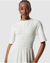 & Other Stories - Smocked Midi Dress