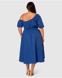 Pink Dusk by Curve Project - Brightside Midi Dress