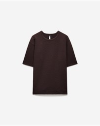 Calibre - Loose Fit Crinkle T-shirt Bourbon