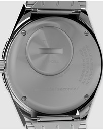 TIMEX - Timex x Seconde Seconde Collab Limited Edition Silver Tone Watch