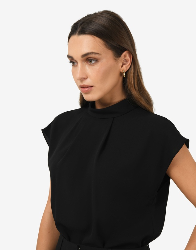 Forcast - Tiara High Neck Shell Top