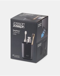 Joseph Joseph - EasyStore™ Toothbrush Caddy with Matt Black Finish