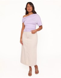 Petal & Pup - Grainne One Shoulder Top - Lilac
