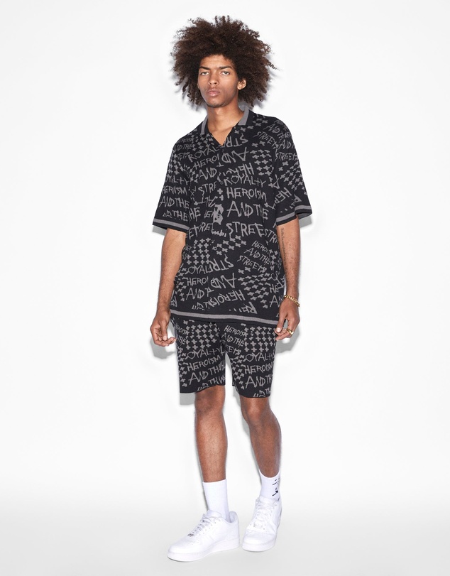 Ksubi - Heroism Knit Resort Ss Shirt Black