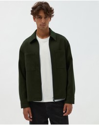 AERE - Beckett Zip Through Jacket