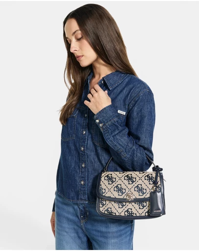 GUESS - Audrey Crossbody Flap Bag