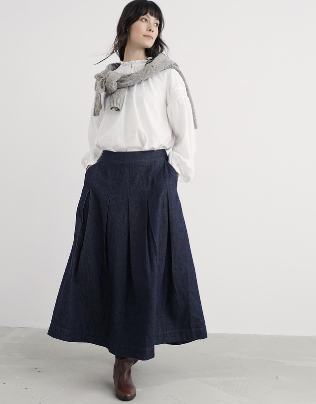 Seasalt - Seasalt Cornwall White Gwel Long Sleeve Top