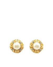 Pre-Loved by Azura Reborn - Pre-Loved chanel Pearl Crystal Earrings