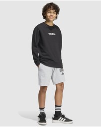 adidas Sportswear - Seasonals Collegiate Typography Shorts - Kids-Teens