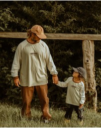 Banabae - Rad Dad Long Sleeve Spliced Tee