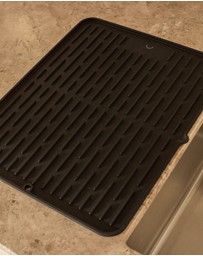 DESIGNSTUFF - DRIP Folding Silicone Drying Mat Large w/ Drainage Mouth