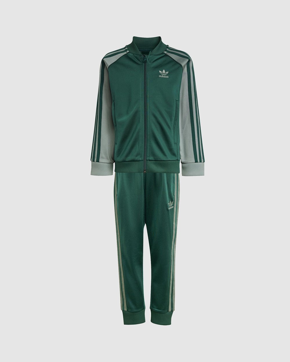 adidas gazelle silver green womens Adidas Toddlers' Unisex Originals Superstar Tracksuit Set Black/White