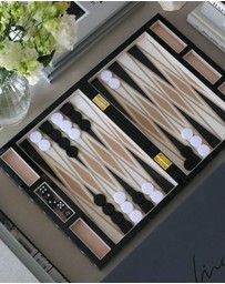 Printworks - Classic Games Backgammon Lacquered Black