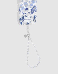 Kate Spade - Kate Spade Flowerbed Blue MagSafe Charm Bundle for iPhone 17 Pro