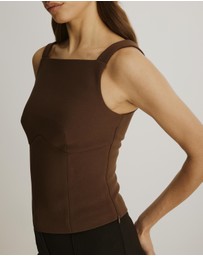 Atmos&Here - Lucia Crepe Sleeveless Top
