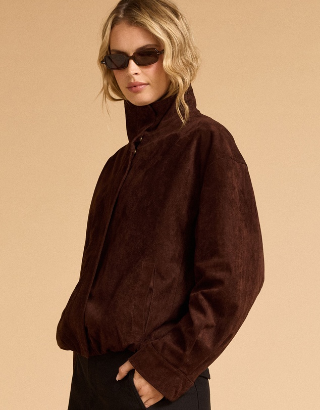 MVN - Faux Suede Bomber