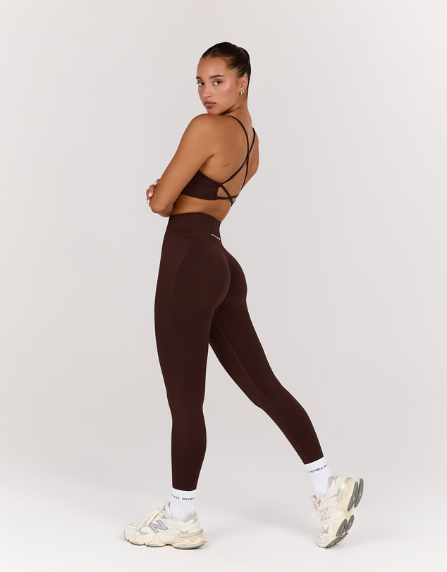 Muscle Republic - Seamless Invisible Scrunch Full Length Leggings