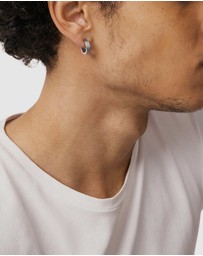 Diesel - Diesel Font Silver tone Earring