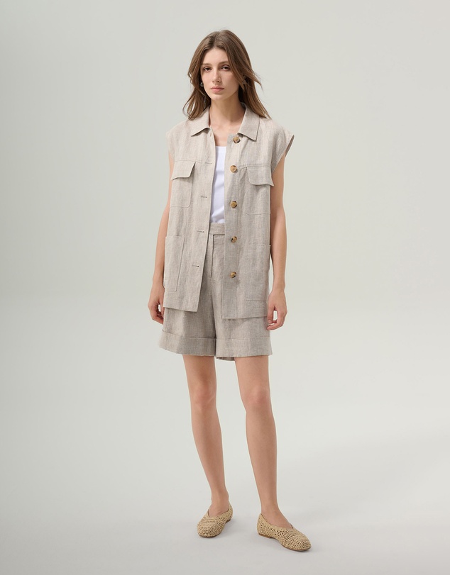 IDA+S - Harper Linen Shorts