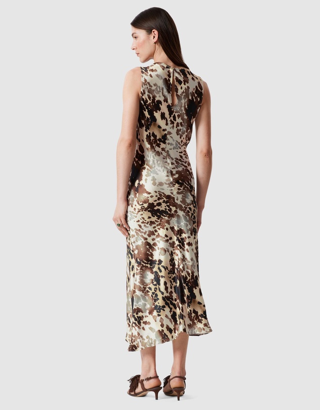 & Other Stories - Draped Satin Midi Dress