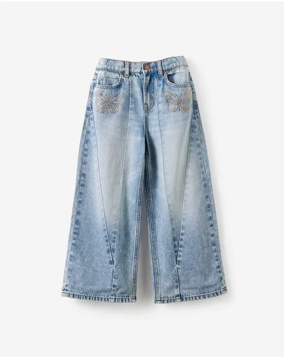 Cotton On Kids - Super Wide Leg Denim Jean