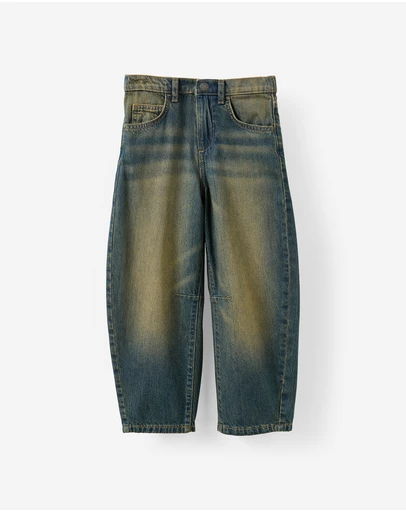 Cotton On Kids - Unisex Barrel Leg Denim Jean