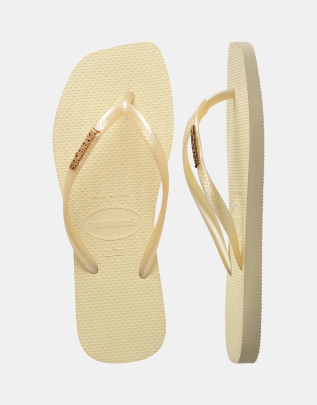 Havaianas - Slim Square Logo Metallic - Women's