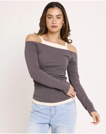 Insight - Eva Layered Long Sleeve Top