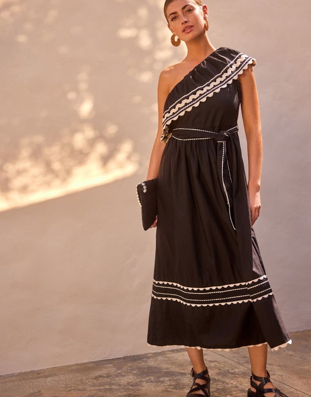 NEXT - One Shoulder Rik Rak Summer Dress