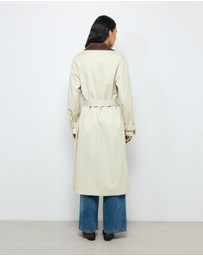 AERE - Organic Cotton Belted Trench Coat