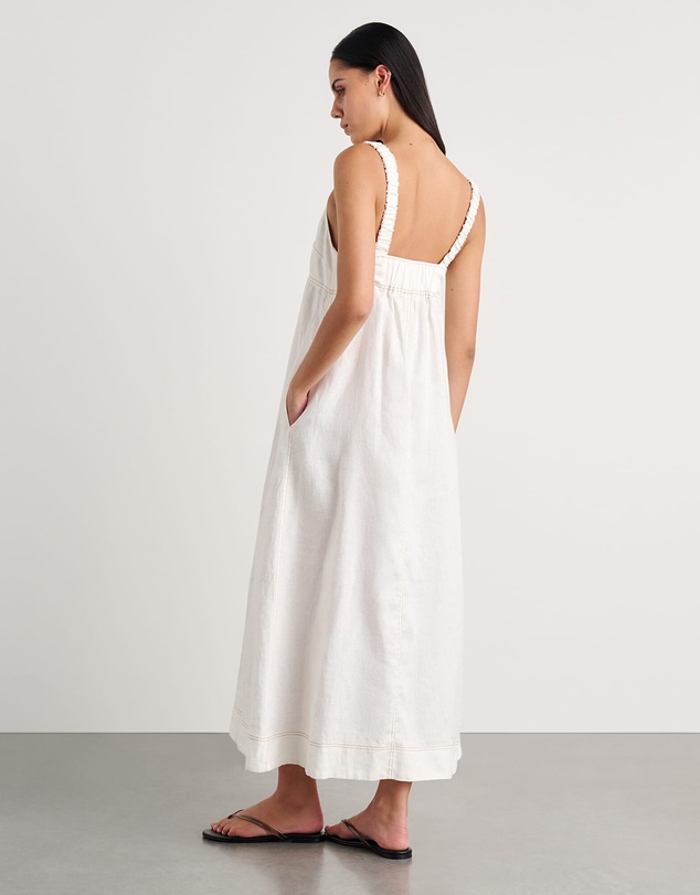 Jag - Sara Linen Midi Dress
