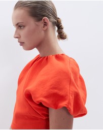 UNISON - Cropped Linen Top