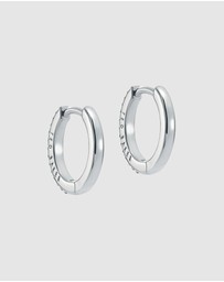 Ted Baker - Heplie Crystal Hoop Earrings 14mm