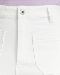 Oxford - Alexa Patch Pocket Wide Leg Jeans
