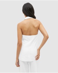 Seed Heritage - Textured Utility Halter Vest