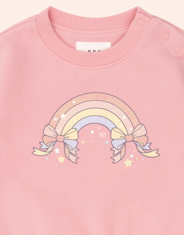 Huxbaby - Whimsical Rainbow Sweatshirt - Babies-Kids