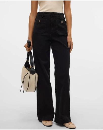 Vero Moda - Kayla High-Rise Wide Jeans