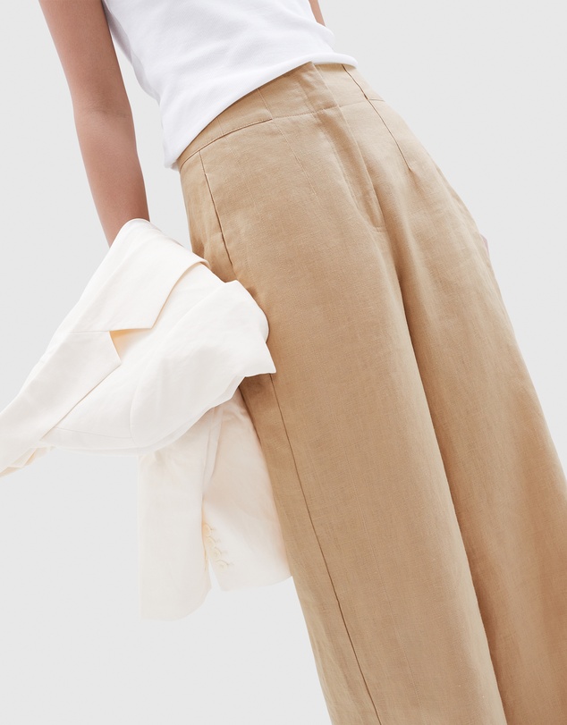 UNISON - Linen Wide Leg Pant