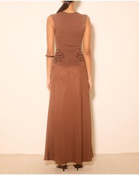MON RENN - Venture Knit Combo Dress