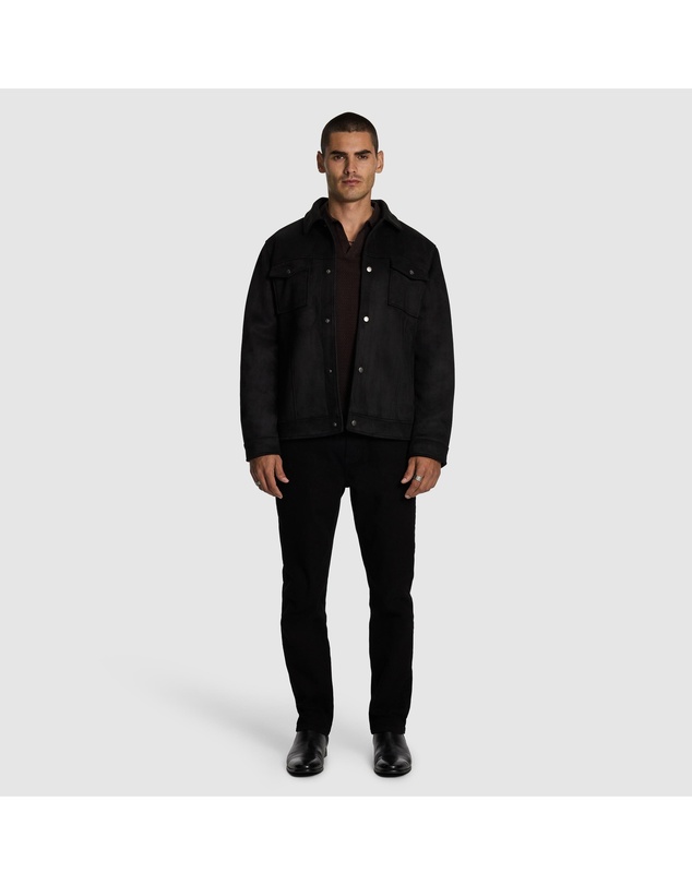 yd. - Focus Faux Suede Jacket