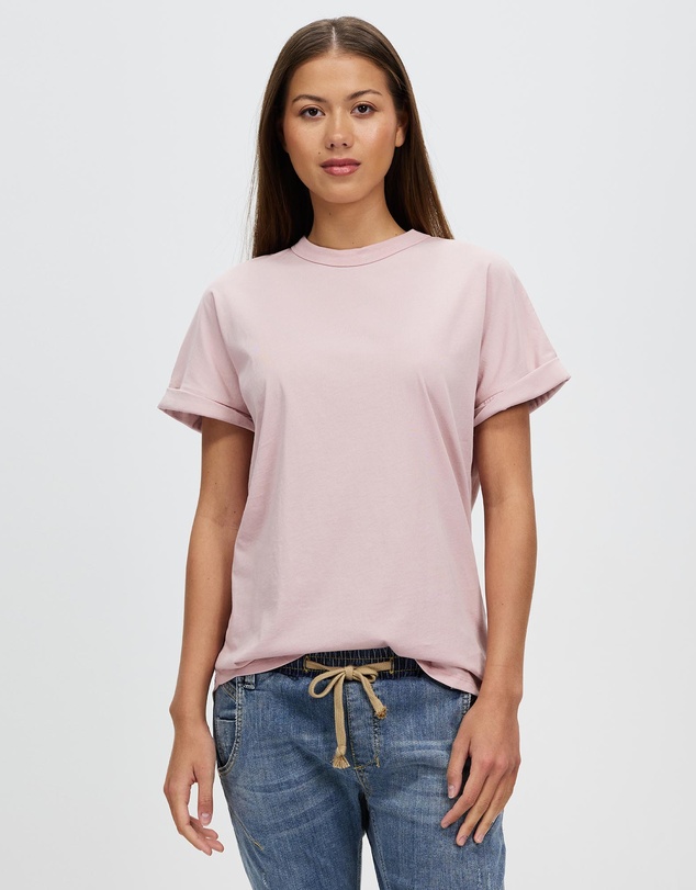 DRICOPER DENIM - Slouchy Dusty Pink Tee