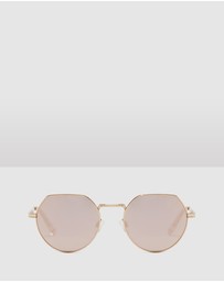 Hawkers Co - HAWKERS - Rose Gold AURA Sunglasses for Men and Women UV400