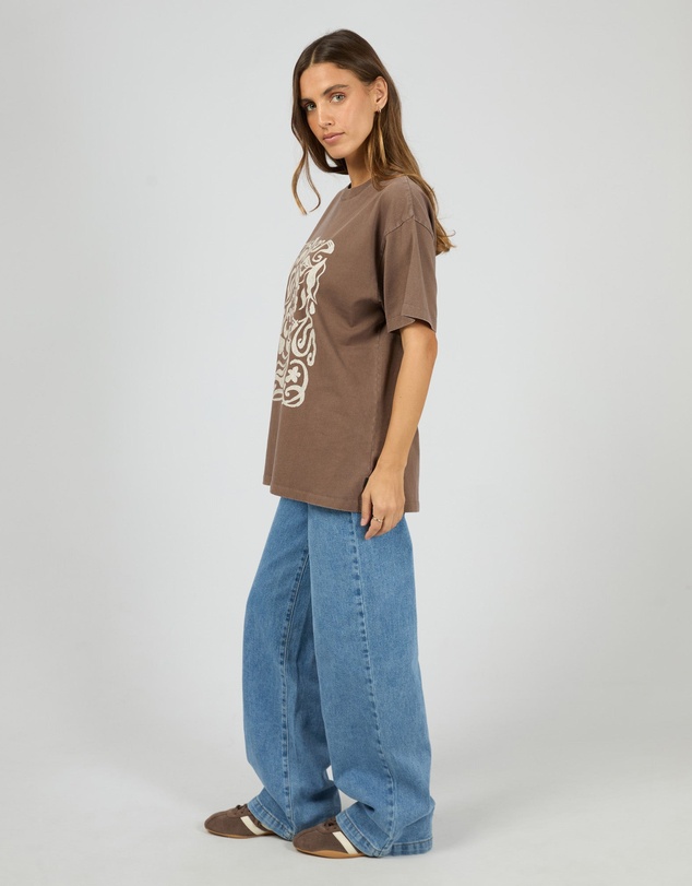 All About Eve - Fields Relaxed Tee Coffee