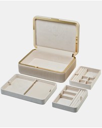 Wolf - Wolf Bella Medium Jewellery Box Bone